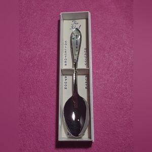 Vintage St. Ignace Michigan Collector Silver Spoon